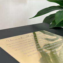 Load image into Gallery viewer, Handcrafted Engraved Metal 3D Frame