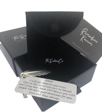 Load image into Gallery viewer, Personalised Islamic keychain featuring the quote “I will ask Allah SWT for you twice, once in this world and once in Jannah”, meaningful Muslim gift