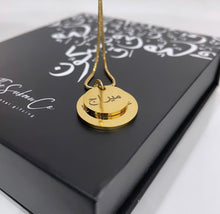 Load image into Gallery viewer, Personalised Disk Necklace - sukoonco