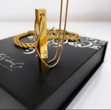 Load image into Gallery viewer, Bar Necklace - sukoonco