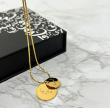 Load image into Gallery viewer, Personalised Disk Necklace - sukoonco